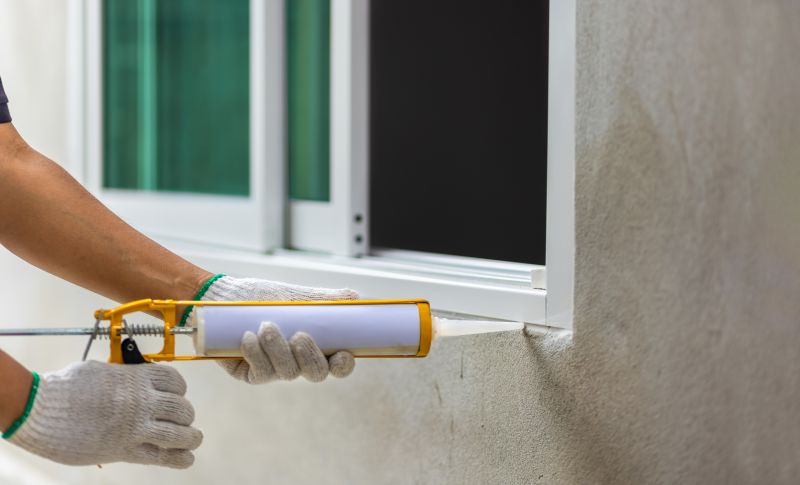 Close-up of Proper Caulking Technique